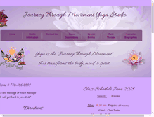 Tablet Screenshot of jtmyoga.com